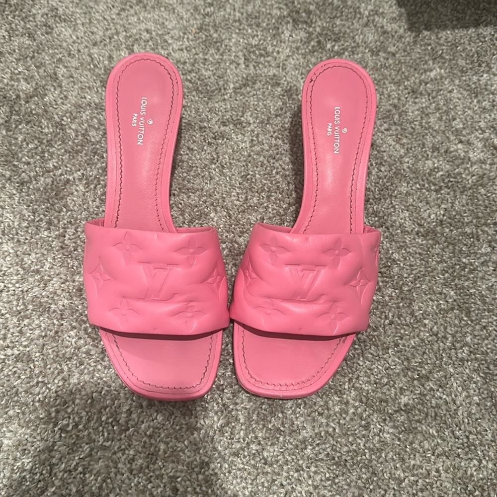 Pink Louis Vuitton heels